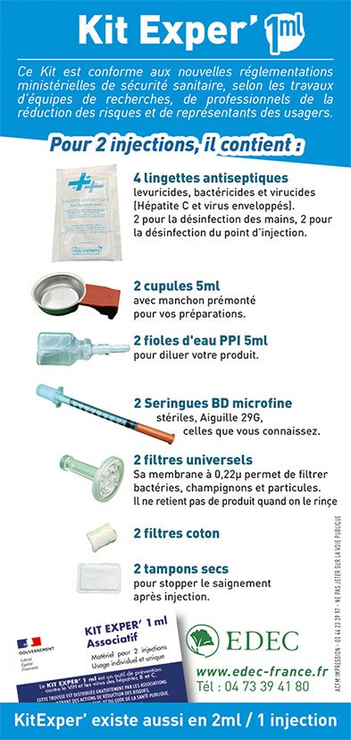 De nouveaux kits d'injection à partir du 1er octobre 2022