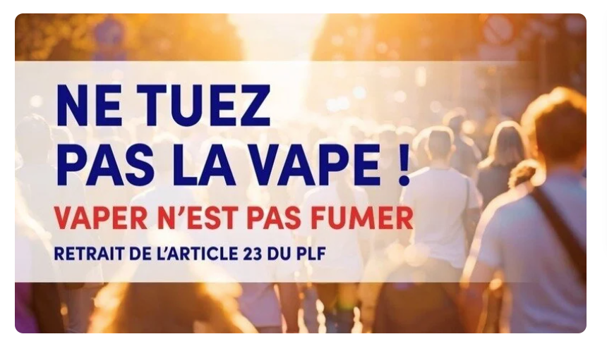Ne tuez pas la vape ! » : une pétition contre la taxation du vapotage